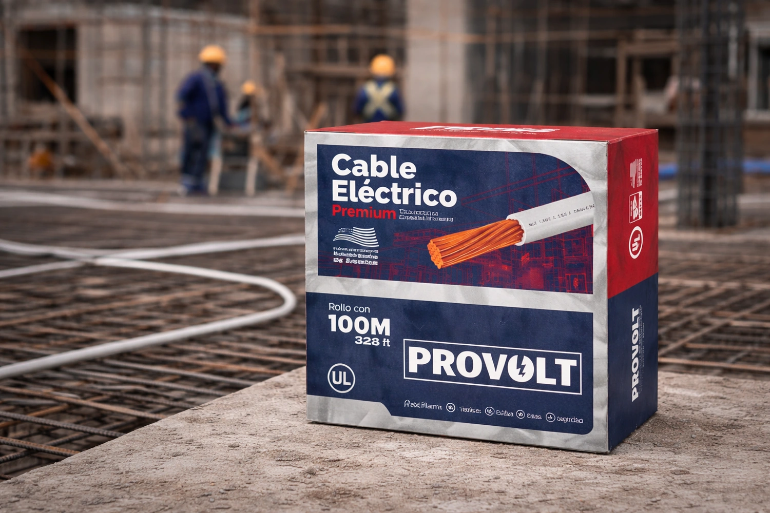PROVOLT Premium en una obra, imagen original del catálogo